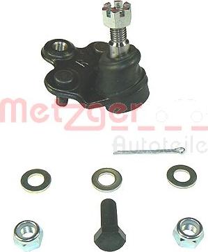 Metzger 57025712 - Шаровая опора, несущий / направляющий шарнир autospares.lv