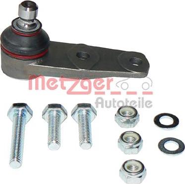 Metzger 57020818 - Шаровая опора, несущий / направляющий шарнир autospares.lv