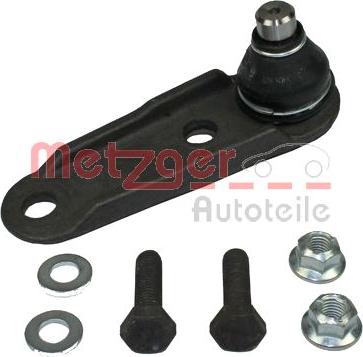 Metzger 57021308 - Шаровая опора, несущий / направляющий шарнир autospares.lv