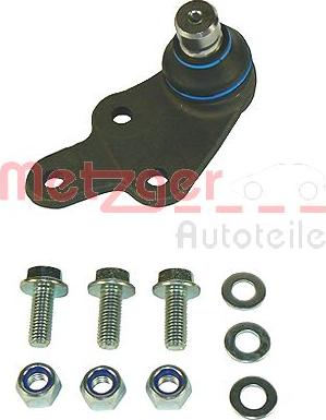 Metzger 57027212 - Шаровая опора, несущий / направляющий шарнир autospares.lv