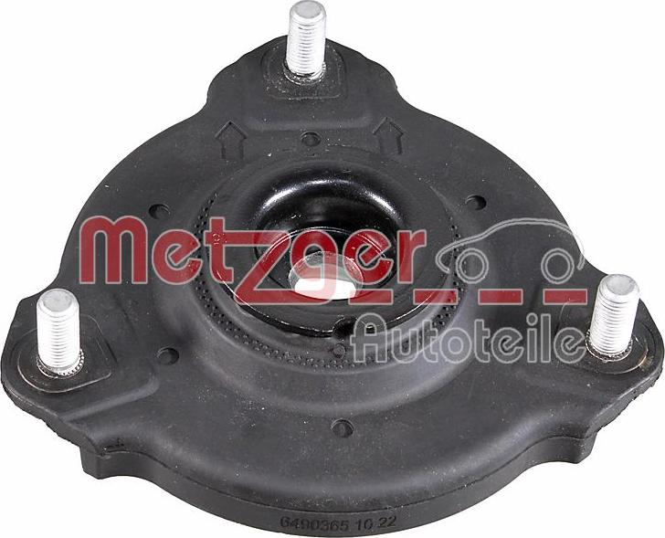 Metzger 6490365 - Опора стойки амортизатора, подушка autospares.lv