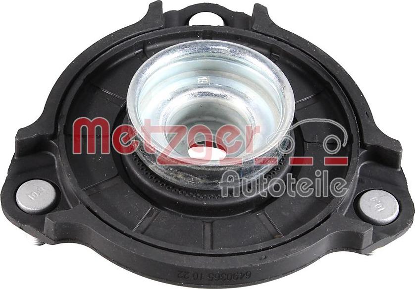 Metzger 6490365 - Опора стойки амортизатора, подушка autospares.lv