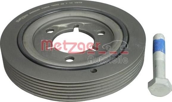 Metzger 6400040 - Шкив коленчатого вала autospares.lv