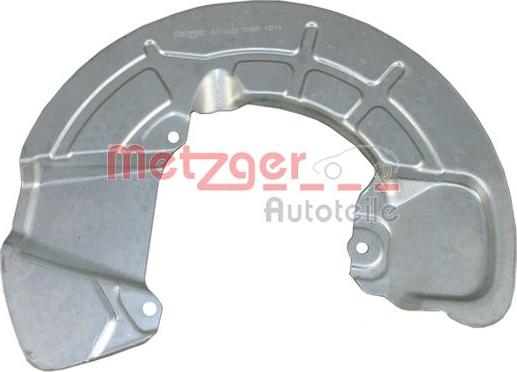 Metzger 6115223 - Отражатель, защита, тормозной диск autospares.lv