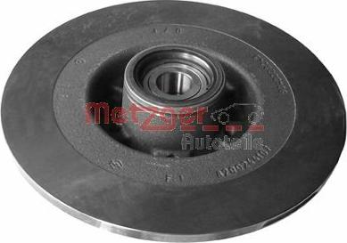 Metzger 6110044 - Тормозной диск autospares.lv