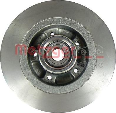 Metzger 6110008 - Тормозной диск autospares.lv