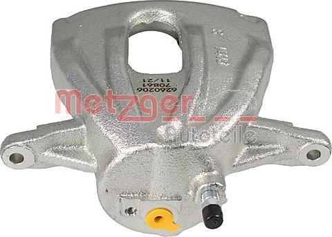 Metzger 6260206 - Тормозной суппорт autospares.lv