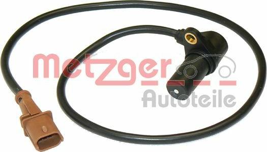 Metzger 0909008 - Датчик импульсов, коленвал autospares.lv