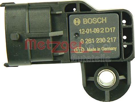 Metzger 0906143 - Датчик, давление во впускной трубе autospares.lv