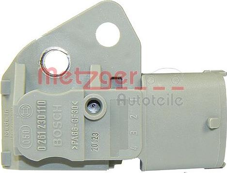 Metzger 0906241 - Датчик, давление во впускной трубе autospares.lv