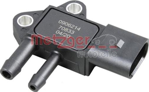 Metzger 0906214 - Датчик, давление выхлопных газов autospares.lv