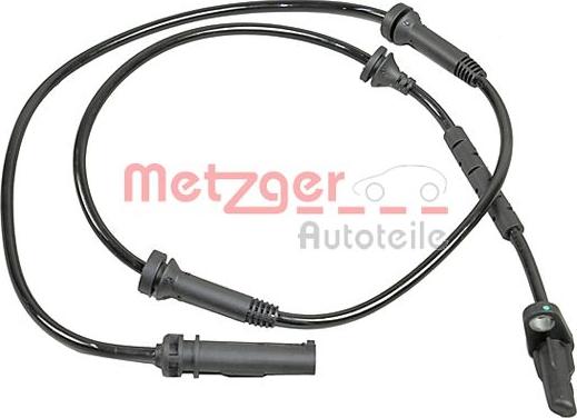 Metzger 0900960 - Датчик ABS, частота вращения колеса autospares.lv