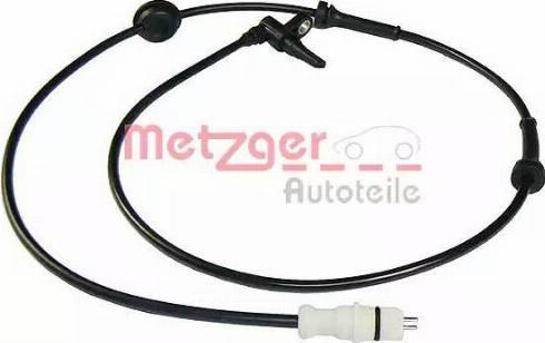 Metzger 0900457 - Датчик ABS, частота вращения колеса autospares.lv