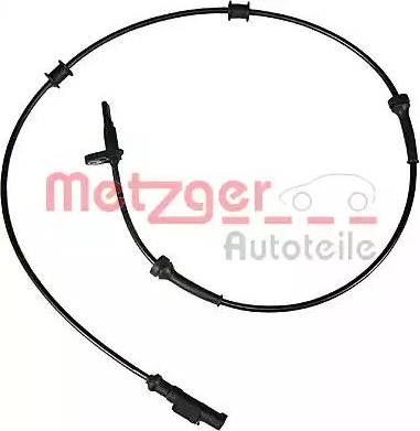 Metzger 0900408 - Датчик ABS, частота вращения колеса autospares.lv