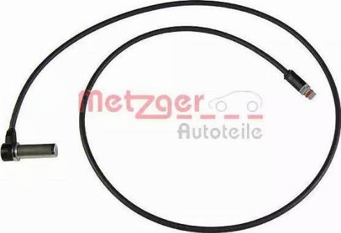Metzger 0900599 - Датчик ABS, частота вращения колеса autospares.lv