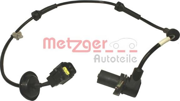 Metzger 0900698 - Датчик ABS, частота вращения колеса autospares.lv