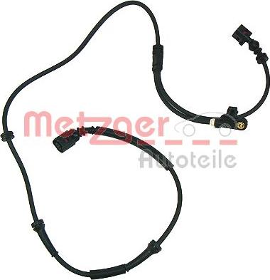 Metzger 0900656 - Датчик ABS, частота вращения колеса autospares.lv