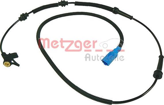 Metzger 0900668 - Датчик ABS, частота вращения колеса autospares.lv