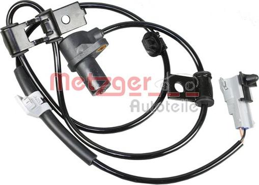 Metzger 0900629 - Датчик ABS, частота вращения колеса autospares.lv