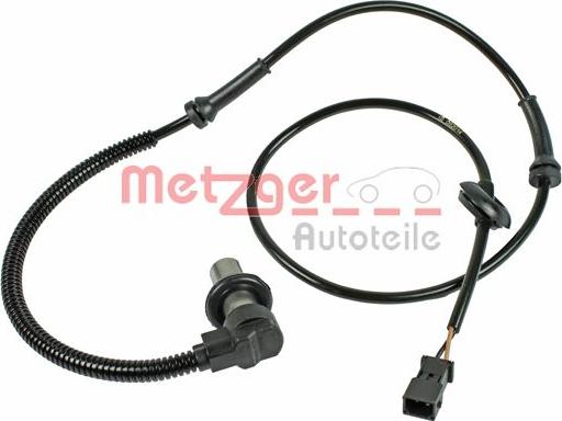Metzger 0900095 - Датчик ABS, частота вращения колеса autospares.lv
