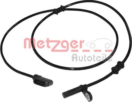 Metzger 0900040 - Датчик ABS, частота вращения колеса autospares.lv