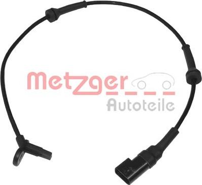 Metzger 0900024 - Датчик ABS, частота вращения колеса autospares.lv