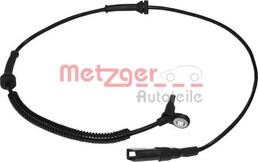 Metzger 0900020 - Датчик ABS, частота вращения колеса autospares.lv