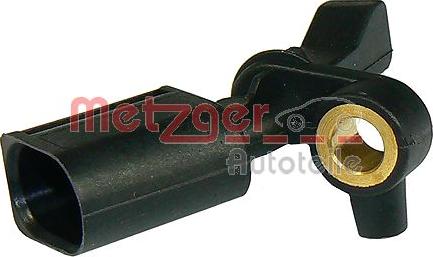 Metzger 0900076 - Датчик ABS, частота вращения колеса autospares.lv