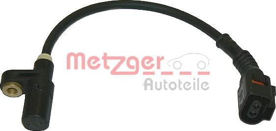 Metzger 0900071 - Датчик ABS, частота вращения колеса autospares.lv