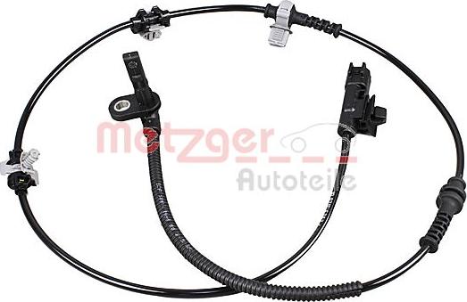 Metzger 09001443 - Датчик ABS, частота вращения колеса autospares.lv