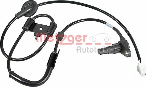 Metzger 09001005 - Датчик ABS, частота вращения колеса autospares.lv