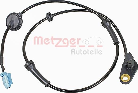 Metzger 09001089 - Датчик ABS, частота вращения колеса autospares.lv