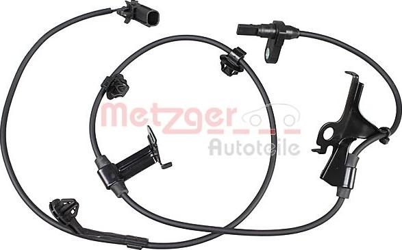 Metzger 09001150 - Датчик ABS, частота вращения колеса autospares.lv