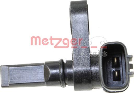 Metzger 09001126 - Датчик ABS, частота вращения колеса autospares.lv