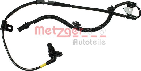 Metzger 0900121 - Датчик ABS, частота вращения колеса autospares.lv