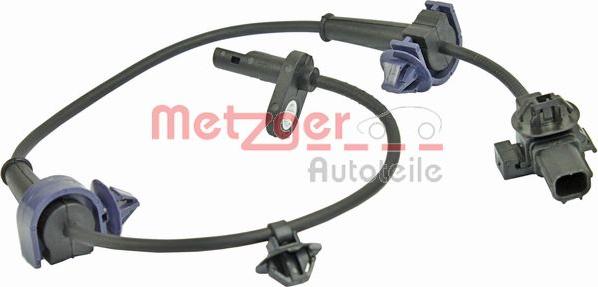 Metzger 0900845 - Датчик ABS, частота вращения колеса autospares.lv