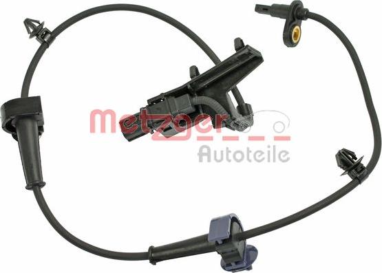 Metzger 0900843 - Датчик ABS, частота вращения колеса autospares.lv