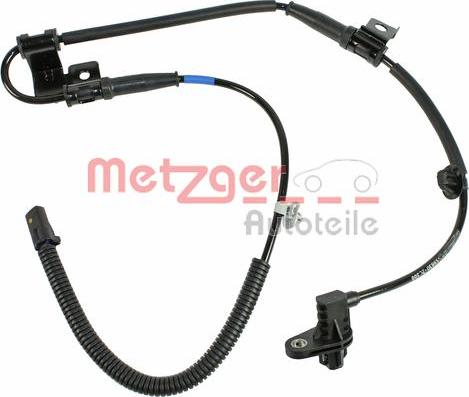 Metzger 0900811 - Датчик ABS, частота вращения колеса autospares.lv