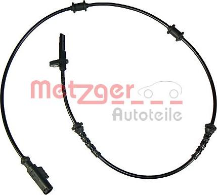 Metzger 0900824 - Датчик ABS, частота вращения колеса autospares.lv