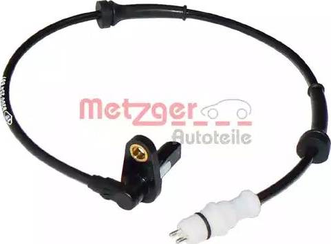 Metzger 0900276 - Датчик ABS, частота вращения колеса autospares.lv