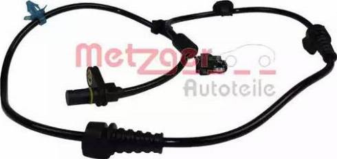 Metzger 0900755 - Датчик ABS, частота вращения колеса autospares.lv