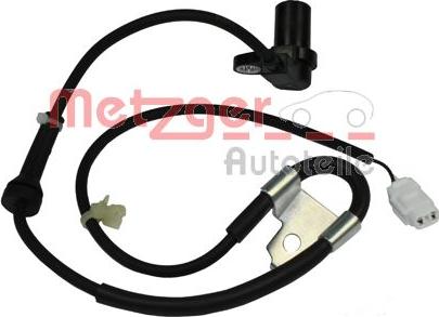 Metzger 0900767 - Датчик ABS, частота вращения колеса autospares.lv