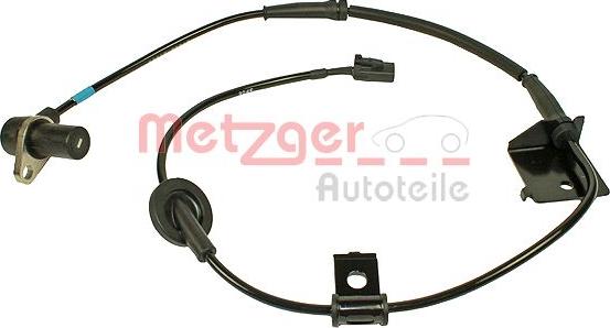 Metzger 0900730 - Датчик ABS, частота вращения колеса autospares.lv