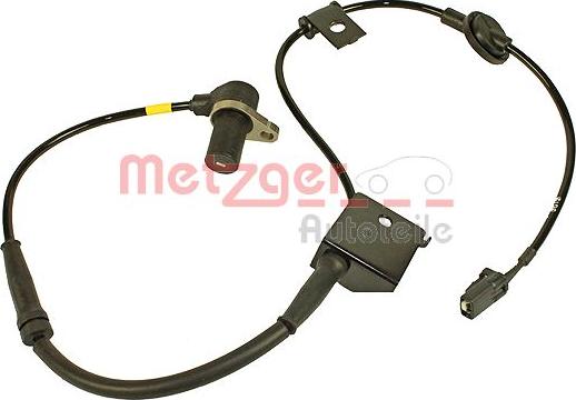 Metzger 0900733 - Датчик ABS, частота вращения колеса autospares.lv