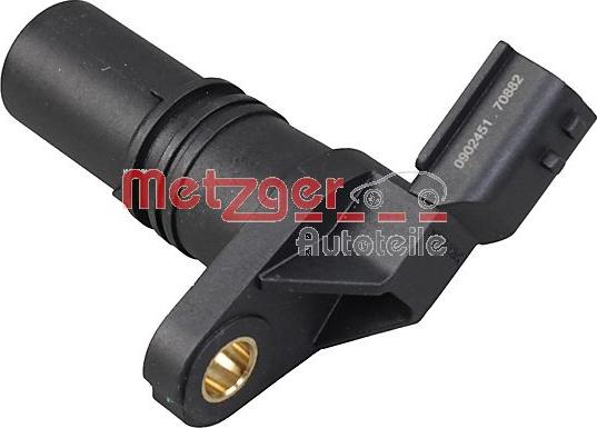 Metzger 0902451 - Датчик импульсов, коленвал autospares.lv