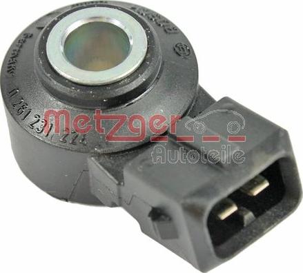 Metzger 0907105 - Датчик детонации autospares.lv