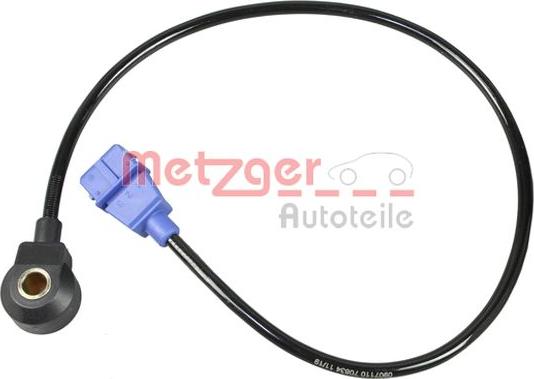 Metzger 0907110 - Датчик детонации autospares.lv