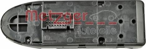 Metzger 0916452 - Выключатель, стеклоподъемник autospares.lv