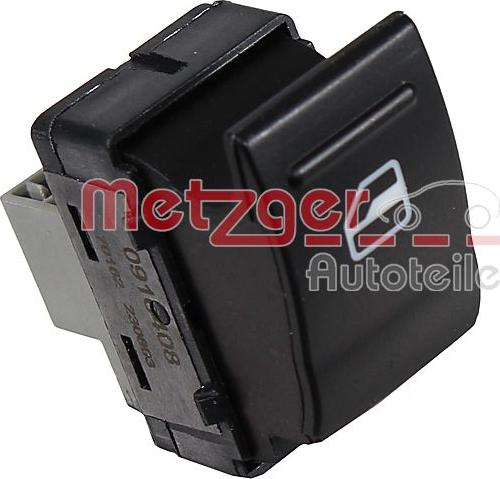 Metzger 0916408 - Выключатель, стеклоподъемник autospares.lv