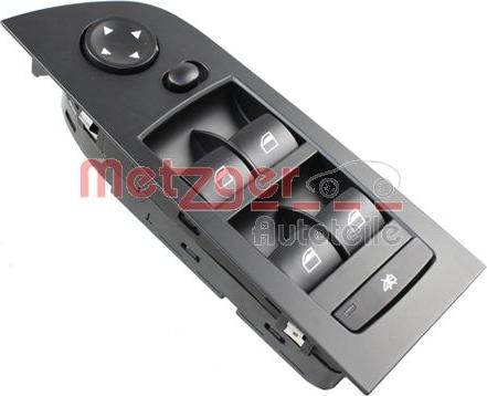 Metzger 0916699 - Выключатель, стеклоподъемник autospares.lv